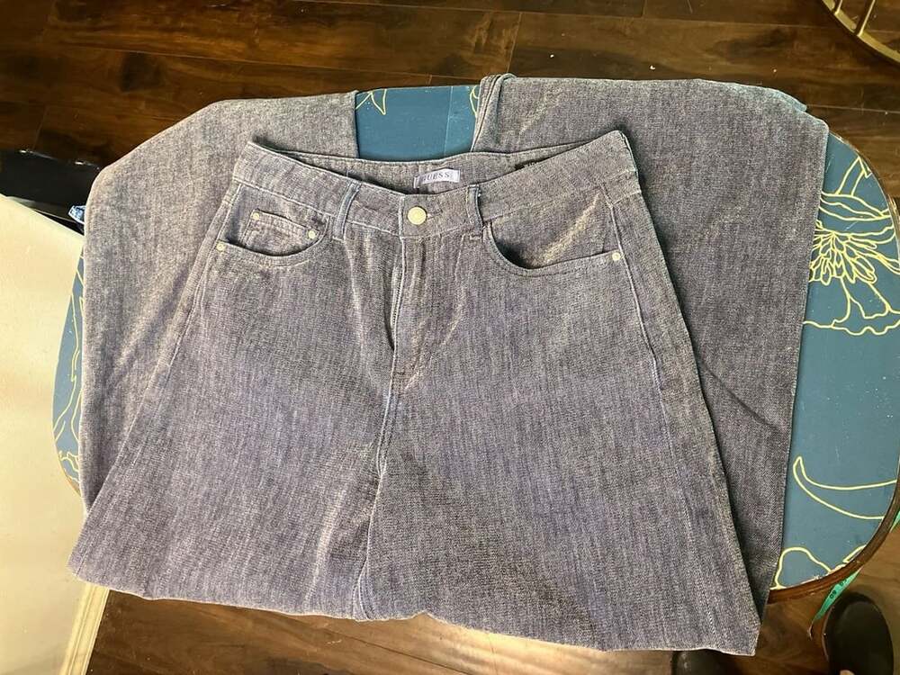 Guess Wide Relaxed Bellflower Jeans Blue Denim